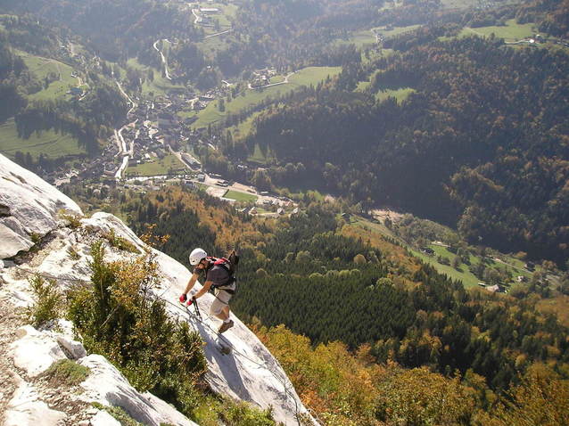 Rock Climbing in French Alps