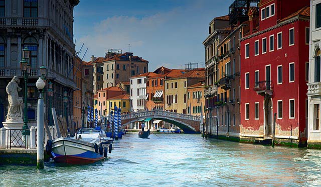 Venice canals, just one reason it is one of the most romantic destinations in the world.