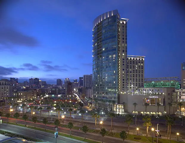 Omni San Diego Hotel at Night