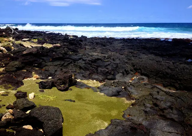 Road to Green Sand beach