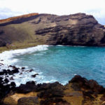 Green sand beach