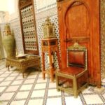 fine furniture inside a restored riyad
