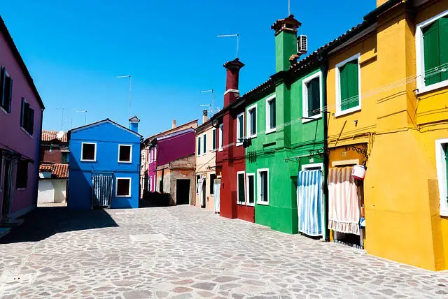 Venice colourful square - photos of venice