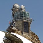The observatory and station building on the Jungfraujoch