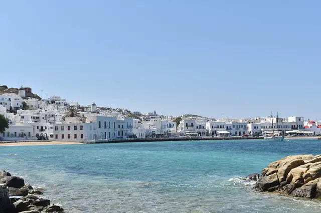 Waters while on honeymoon in Kalymnos, Greece