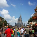 People enjoying a sunny day at Walt Disney World