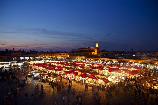 Heart of the city, Morocco.