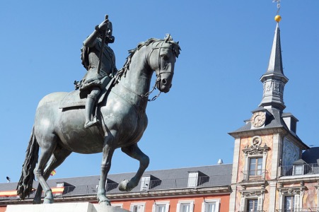 King Philip III in Plaza Mayo