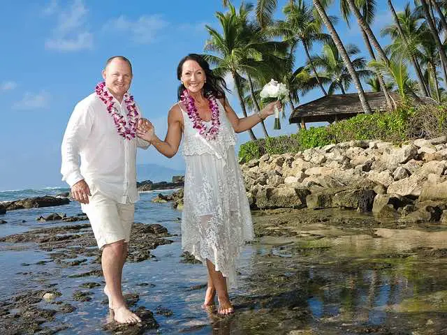 Romantic wedding in Hawaii