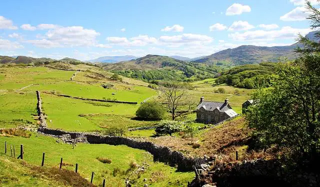 Amazing green views and nature in Snowdonia Wales