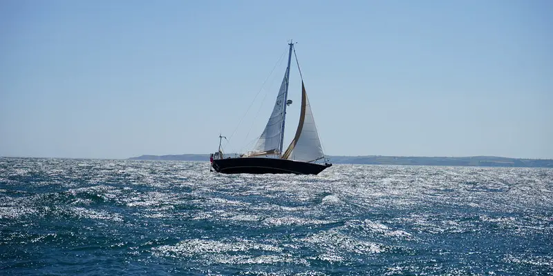 Yacht in Leros Island