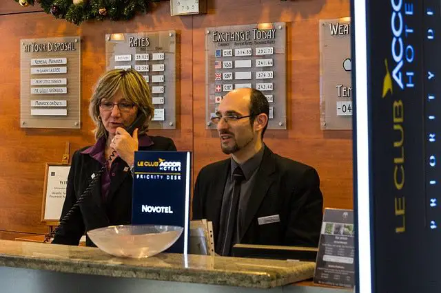 Hotel front desk staff is very important