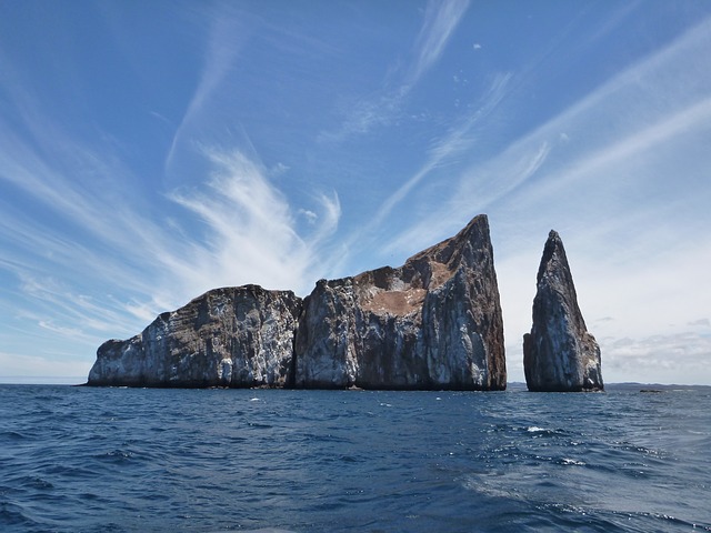 Leon Dormido island in the Galapagos