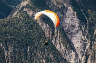 Paragliding Baptism In Chamonix