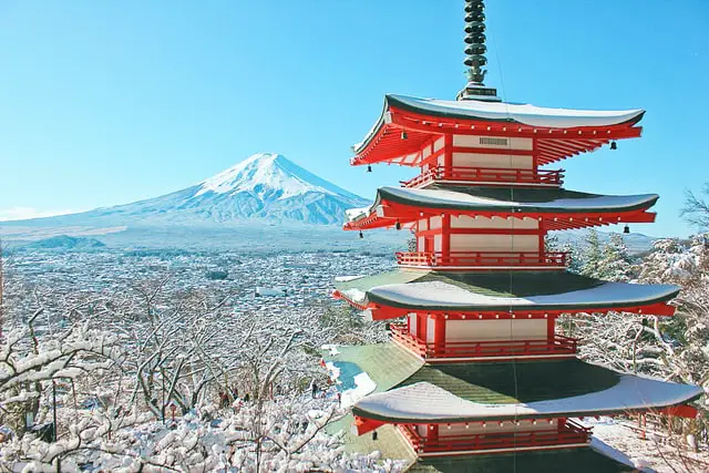 japan in winter